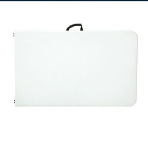 A white board with black handles and a handle.