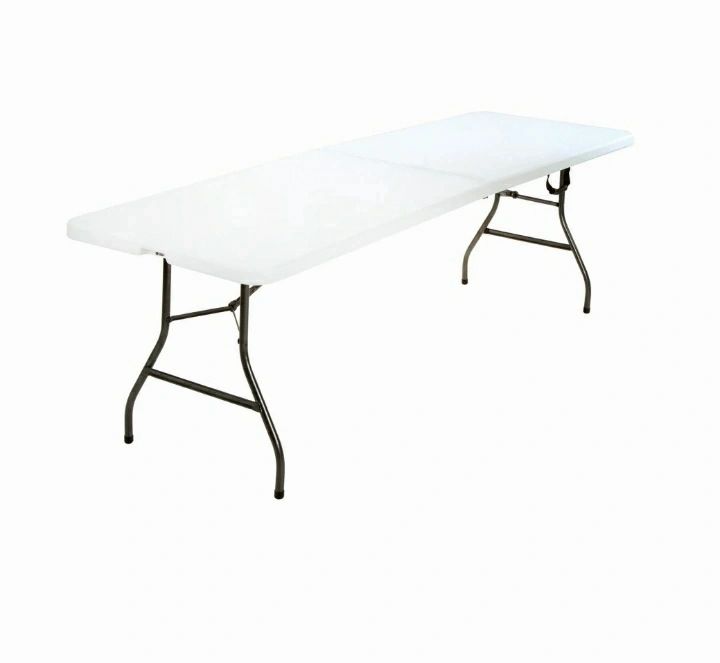 8FT FOOT CENTERFOLD FOLDING TABLE - Multida's Daughter's Enterprises