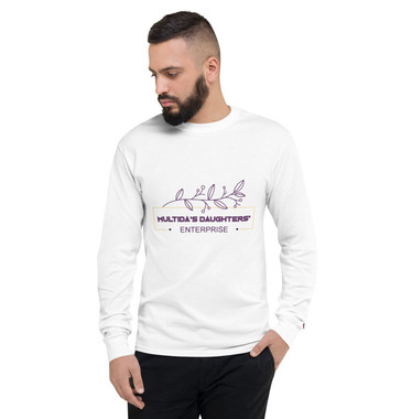 Long sleeve shirt with Multida’s Daughter’s Enterprises logo